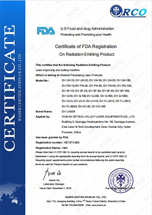 OV LASER FDA